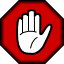 File:Stop hand.svg